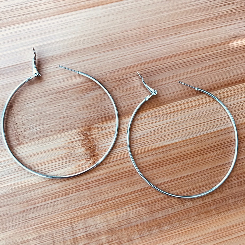 Hoop Earrings Silver